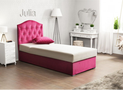 Furniture 120x190 Upholstery Textile Beds Luxury Design Frame Chesterfield Single Bed